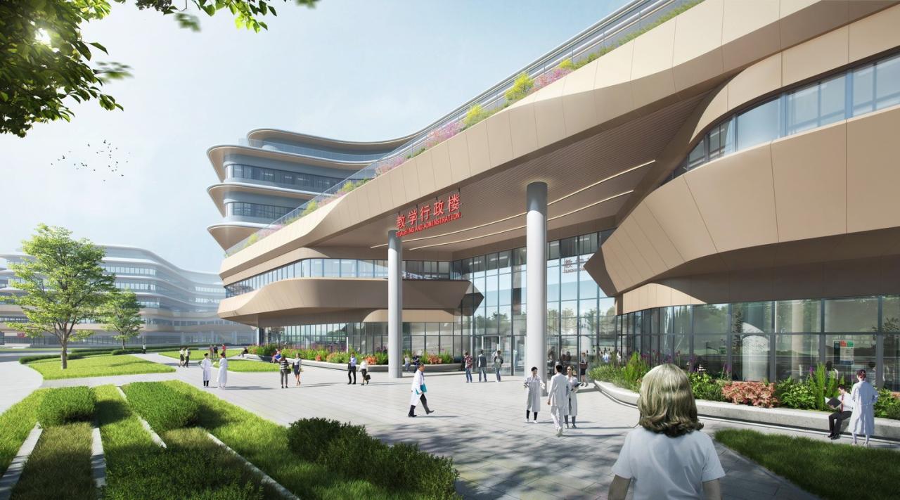 BIM建筑|以山水动脉形塑医校综合体:南方科技大学医学院及 南方科技大学附属医院 / 盖博建筑设计事务所 BIM建筑|以山水动脉形塑医校综合体:南方科技大学医学院及 南方科技大学附属医院 / 盖博建筑设计事务所