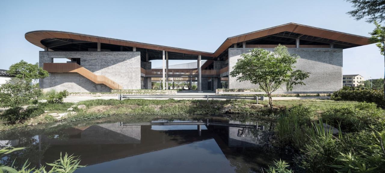 BIM建筑|台州路廊驿站 / 园舍建筑景观 BIM建筑|台州路廊驿站 / 园舍建筑景观