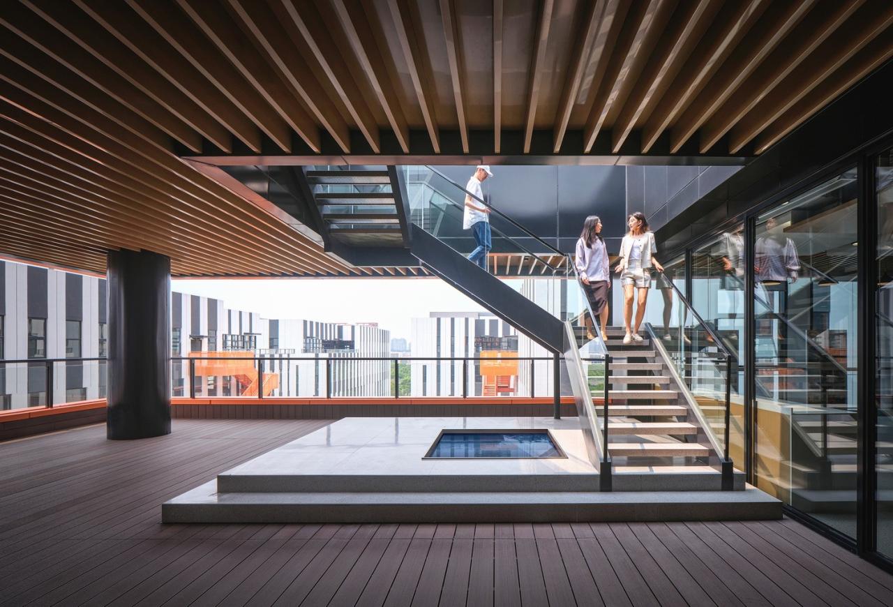 BIM建筑|跳动的色彩×微笑的曲线,园区建筑注入活力与情感:苏州新扬产业园 / FTA BIM建筑|跳动的色彩×微笑的曲线,园区建筑注入活力与情感:苏州新扬产业园 / FTA