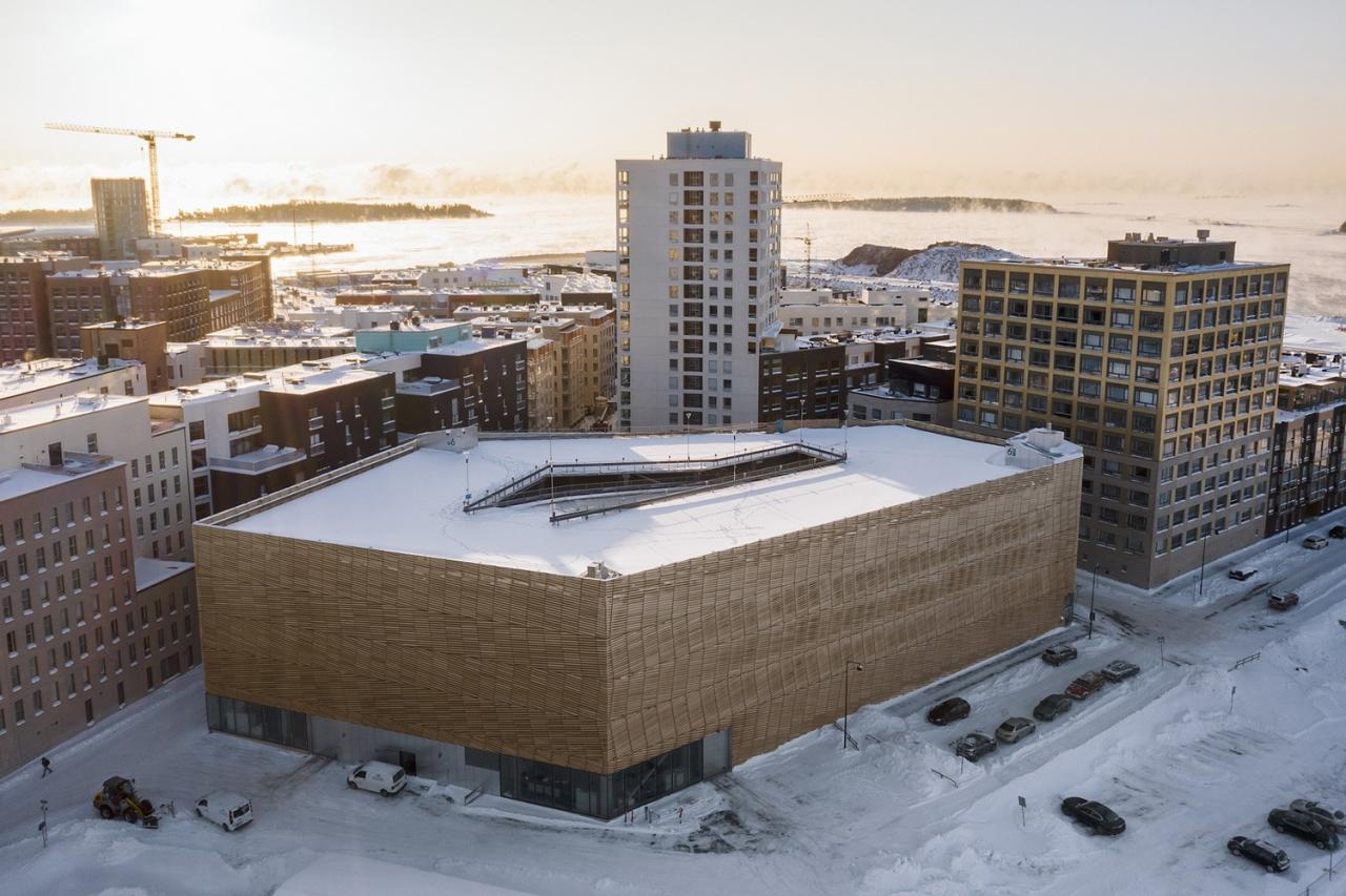 BIM建筑|梯田停车场 Saukonlaituri / ALA Architects BIM建筑|梯田停车场 Saukonlaituri / ALA Architects