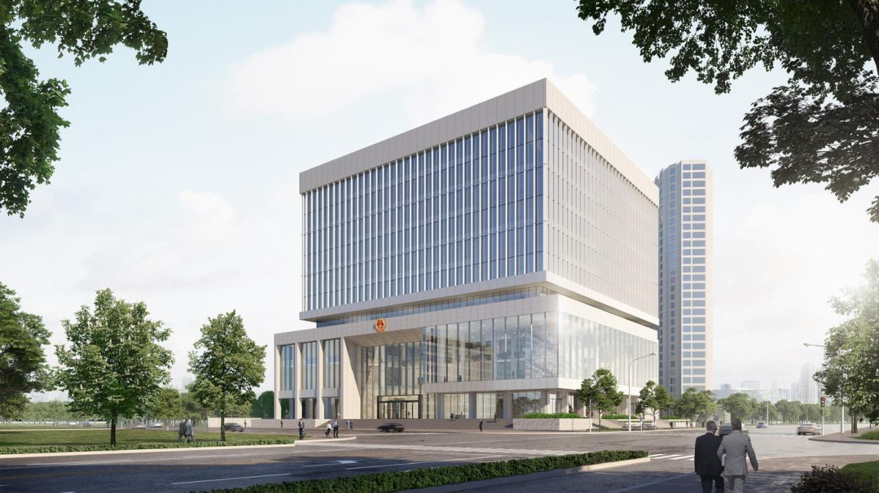 BIM建筑|凝固的正义•常州市中级人民法院扩建 / 简和建筑 BIM建筑|凝固的正义•常州市中级人民法院扩建 / 简和建筑