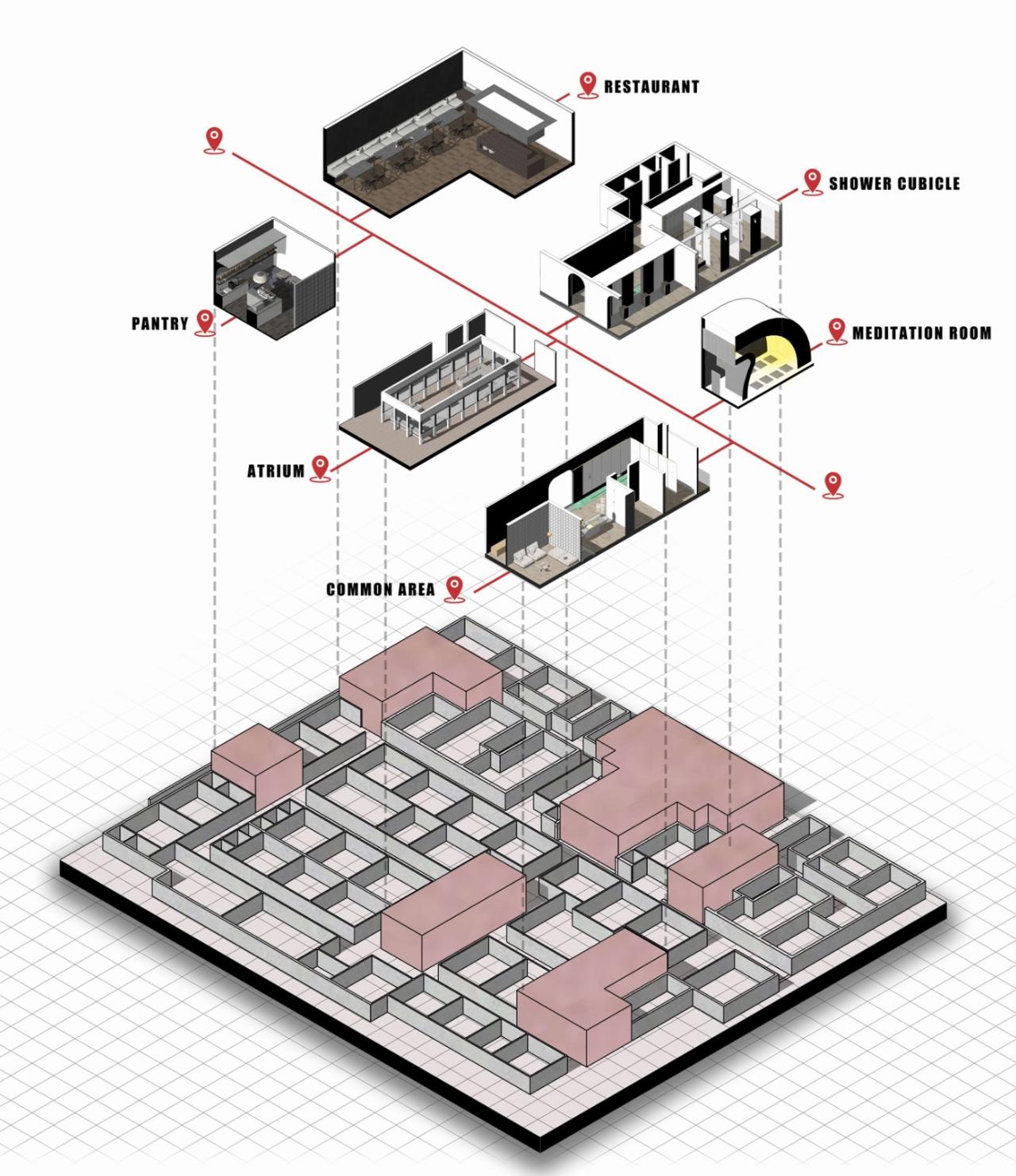 BIM建筑|内向理疗SPA,沈阳 / 素造建筑 BIM建筑|内向理疗SPA,沈阳 / 素造建筑