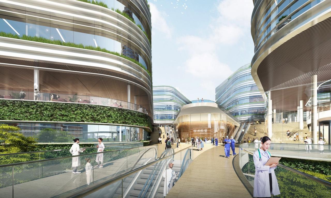 BIM建筑|以山水动脉形塑医校综合体:南方科技大学医学院及 南方科技大学附属医院 / 盖博建筑设计事务所 BIM建筑|以山水动脉形塑医校综合体:南方科技大学医学院及 南方科技大学附属医院 / 盖博建筑设计事务所