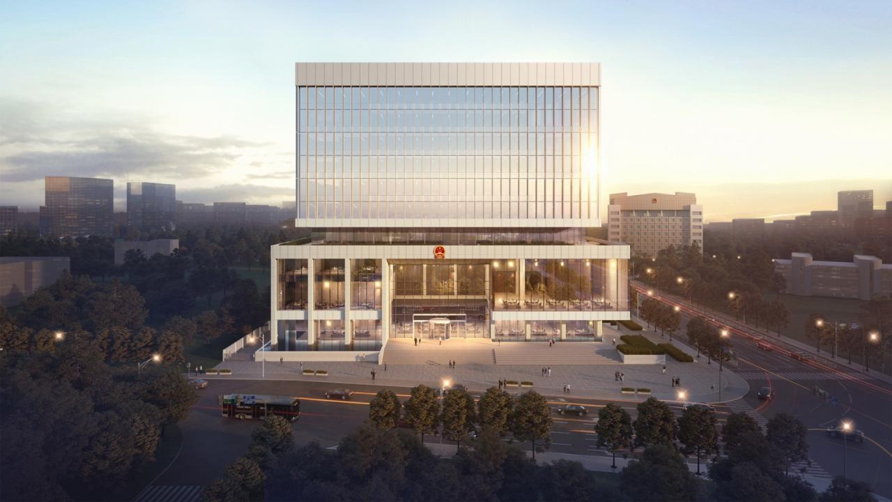 BIM建筑|凝固的正义•常州市中级人民法院扩建 / 简和建筑 BIM建筑|凝固的正义•常州市中级人民法院扩建 / 简和建筑