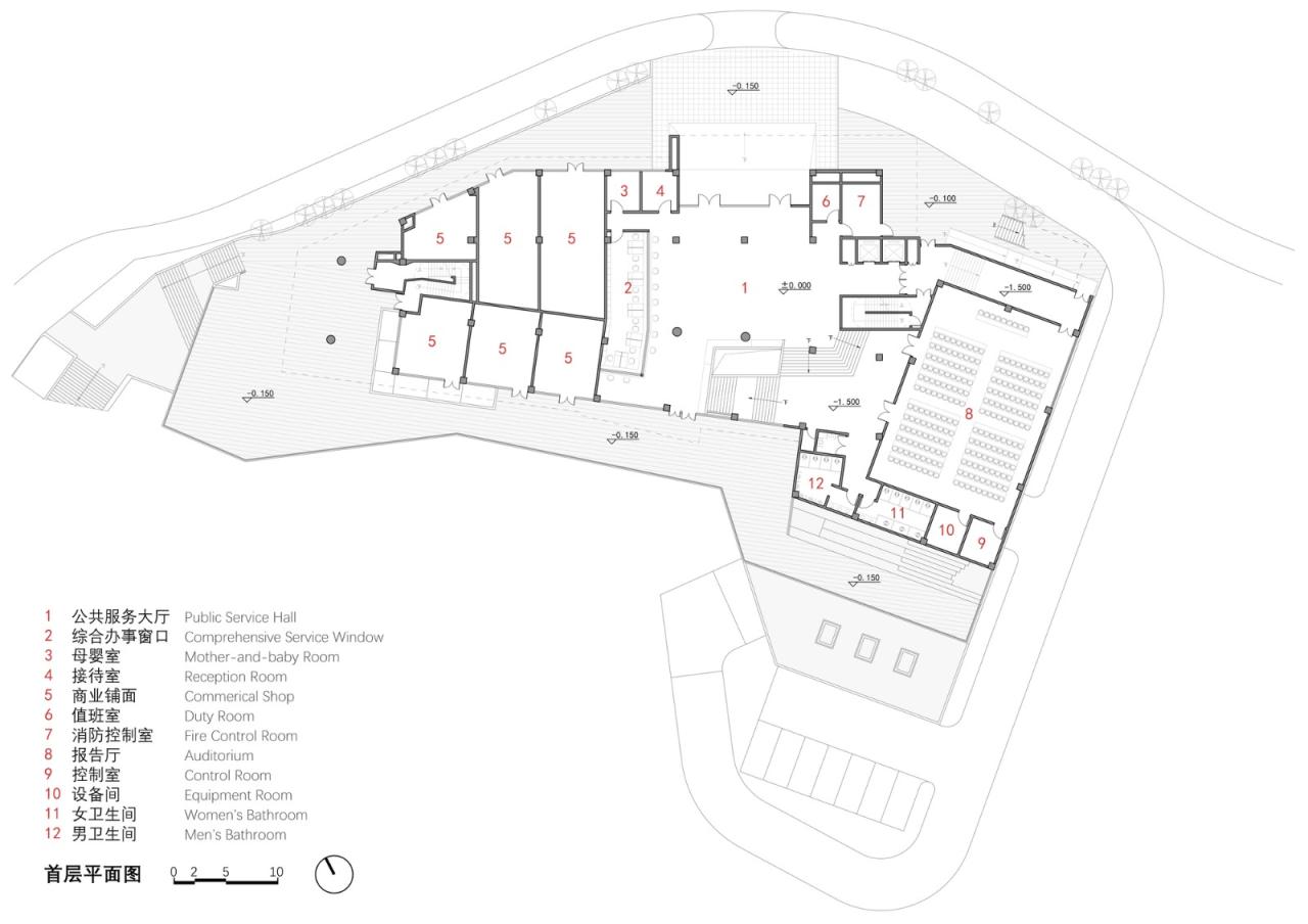 BIM建筑|磁器口服务中心 / 重庆悦集建筑设计 BIM建筑|磁器口服务中心 / 重庆悦集建筑设计