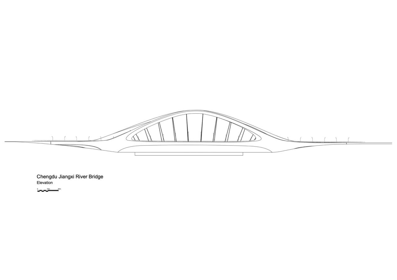 BIM建筑|绛溪河桥 / 扎哈哈迪德建筑事务所 BIM建筑|绛溪河桥 / 扎哈哈迪德建筑事务所