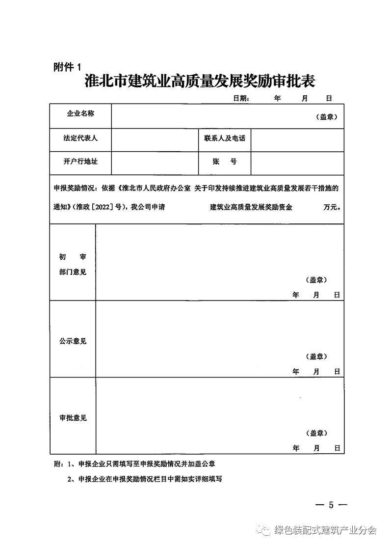 装配式政策|安徽│关于印发《淮北市建筑业发展奖励政策实施细则》的通知 装配式政策|安徽│关于印发《淮北市建筑业发展奖励政策实施细则》的通知