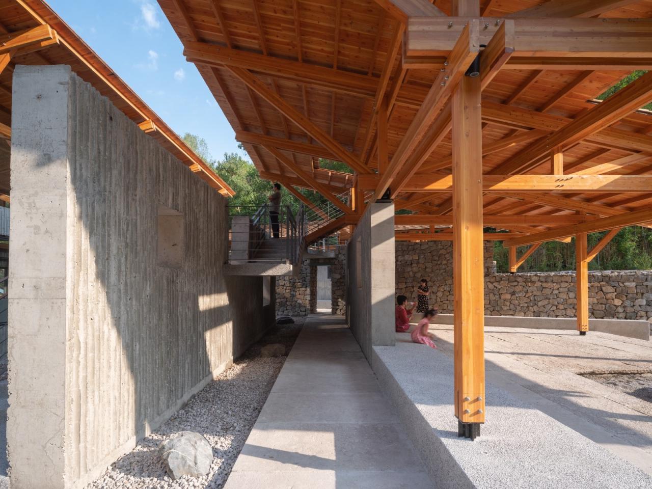 BIM建筑|留坝瓦窑沟多功能服务中心 / 尌林建筑设计事务所 BIM建筑|留坝瓦窑沟多功能服务中心 / 尌林建筑设计事务所