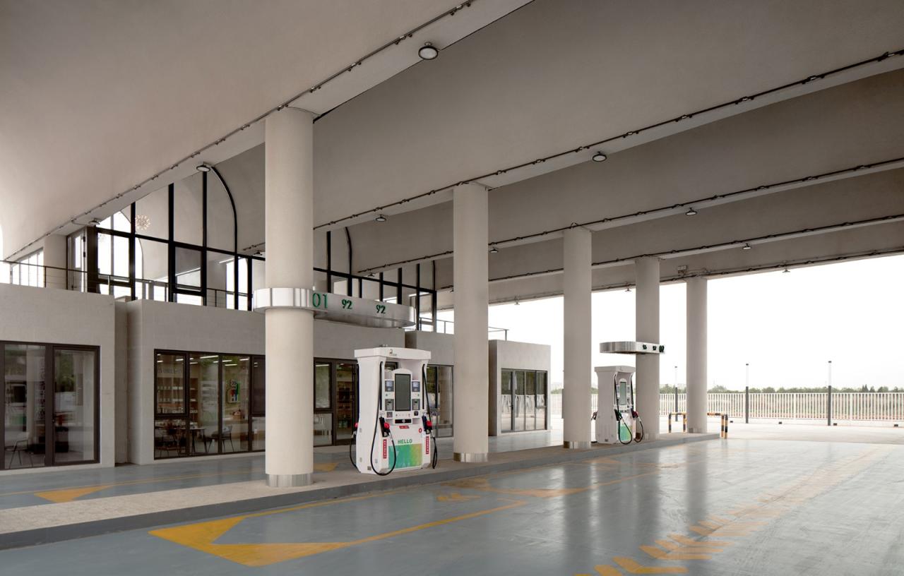 BIM建筑|哈鹿加油站 / SITUATE上下四方建筑事务所 BIM建筑|哈鹿加油站 / SITUATE上下四方建筑事务所