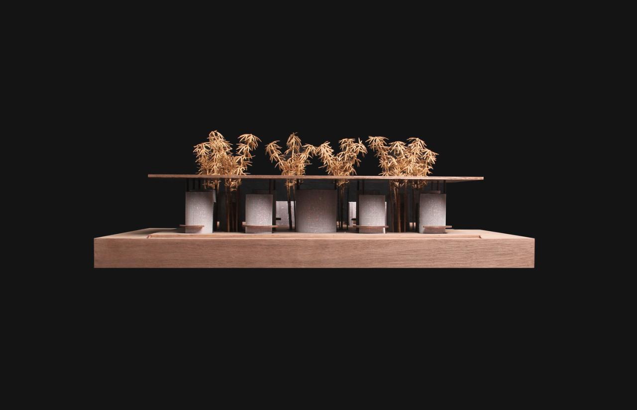 BIM建筑|竹影摇曳的无性别公共卫生间:安石卷厕 / 在行建筑 BIM建筑|竹影摇曳的无性别公共卫生间:安石卷厕 / 在行建筑