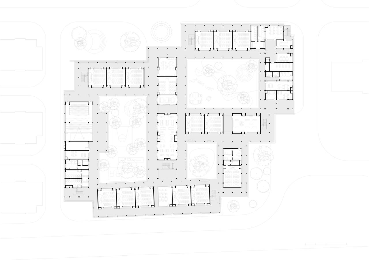 BIM建筑|乐知学校 / 大料建筑 BIM建筑|乐知学校 / 大料建筑