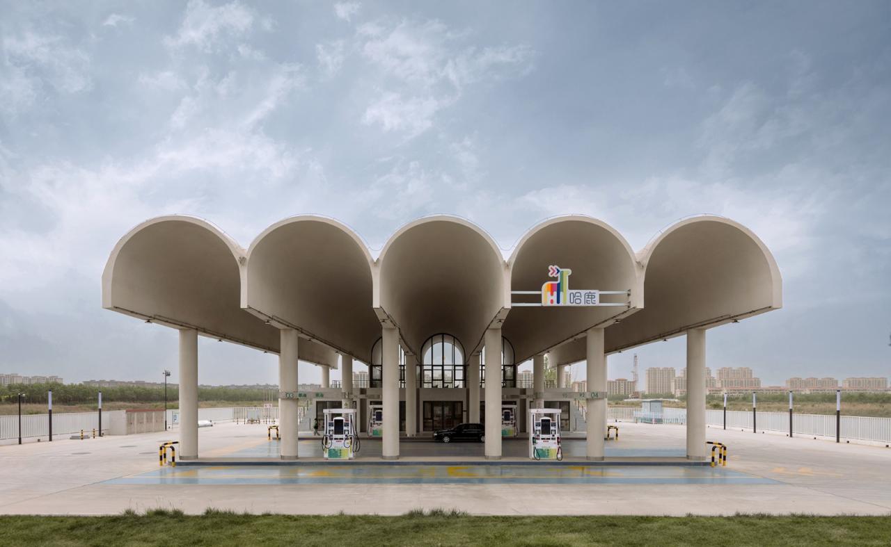 BIM建筑|哈鹿加油站 / SITUATE上下四方建筑事务所 BIM建筑|哈鹿加油站 / SITUATE上下四方建筑事务所