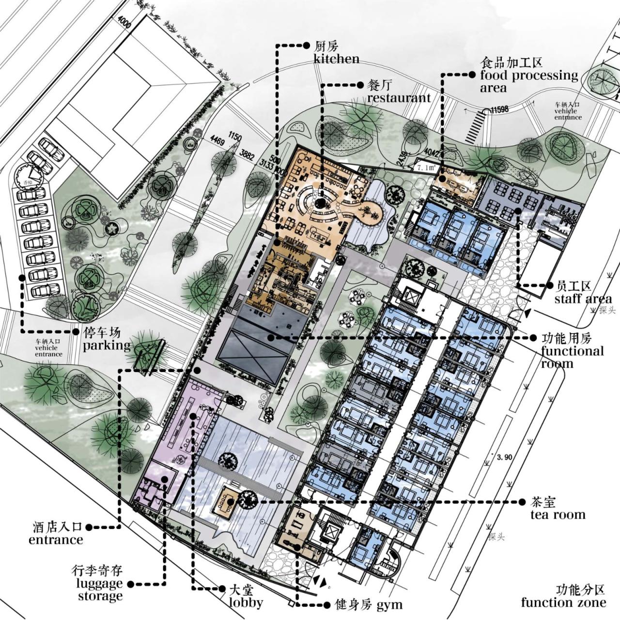 BIM建筑|上海世博元古酒店 / 无之设计 BIM建筑|上海世博元古酒店 / 无之设计