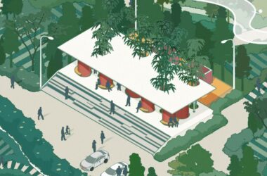 BIM建筑|竹影摇曳的无性别公共卫生间:安石卷厕 / 在行建筑-BIM建筑网