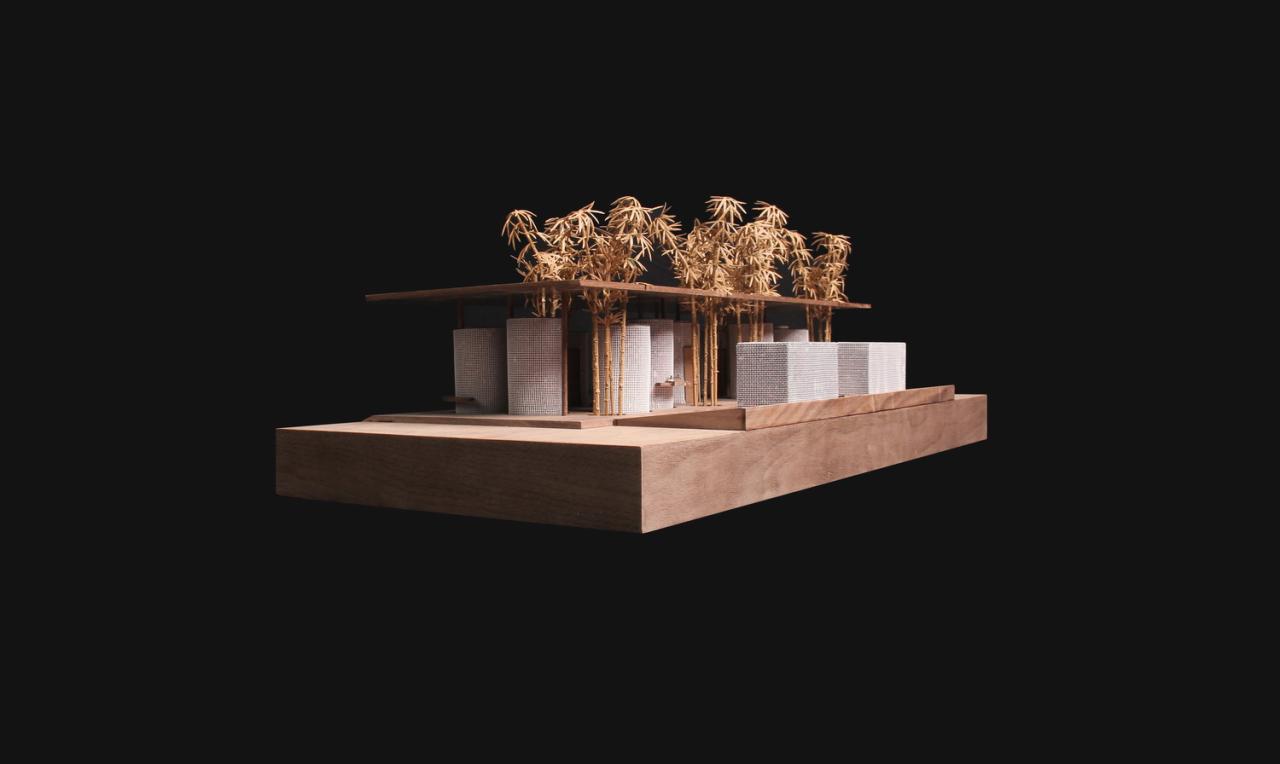 BIM建筑|竹影摇曳的无性别公共卫生间:安石卷厕 / 在行建筑 BIM建筑|竹影摇曳的无性别公共卫生间:安石卷厕 / 在行建筑