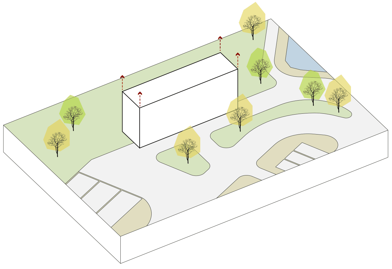 BIM建筑|面朝花海的棕厕 / 在行建筑 BIM建筑|面朝花海的棕厕 / 在行建筑