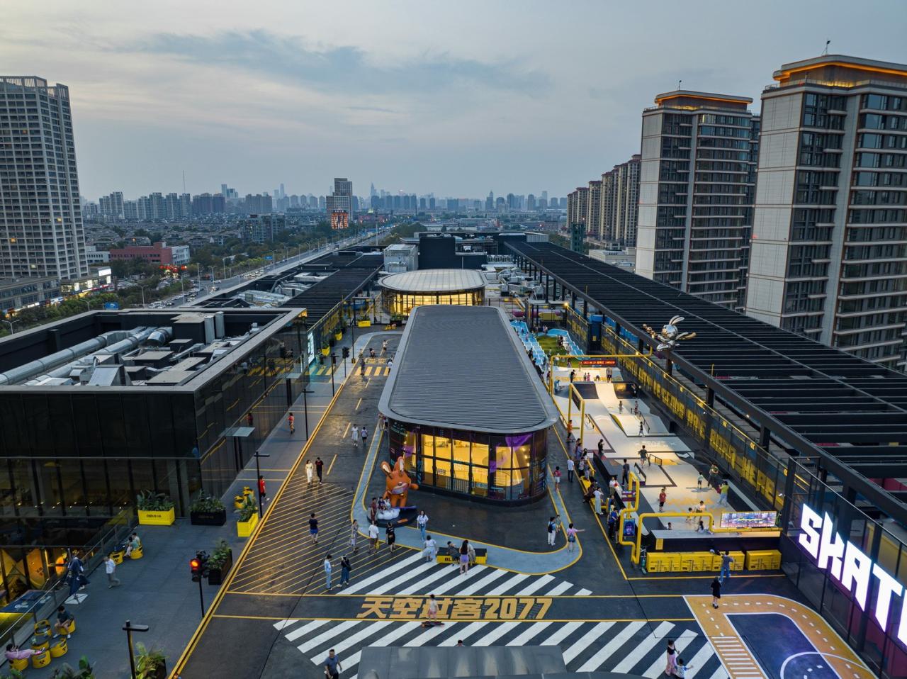 BIM建筑|天空过客——天津中海环宇城天台滑板公园 / DAGA大观建筑 BIM建筑|天空过客——天津中海环宇城天台滑板公园 / DAGA大观建筑
