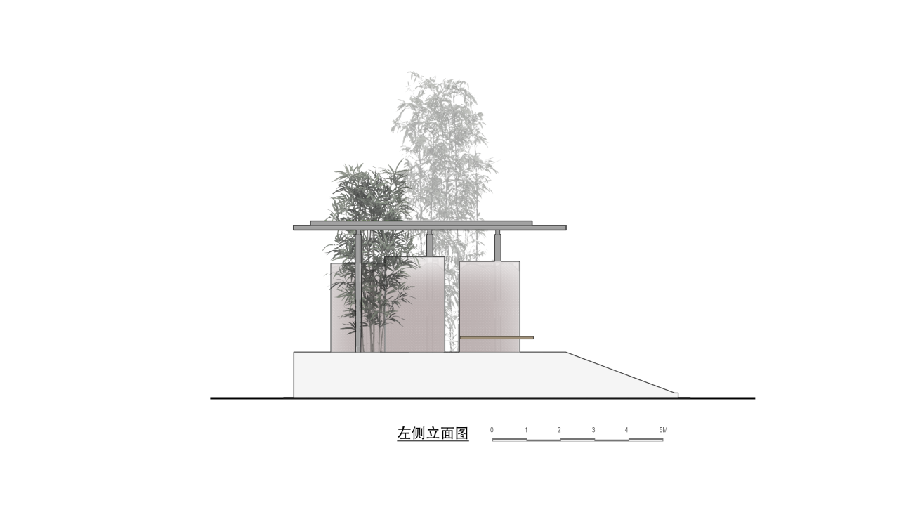 BIM建筑|竹影摇曳的无性别公共卫生间:安石卷厕 / 在行建筑 BIM建筑|竹影摇曳的无性别公共卫生间:安石卷厕 / 在行建筑