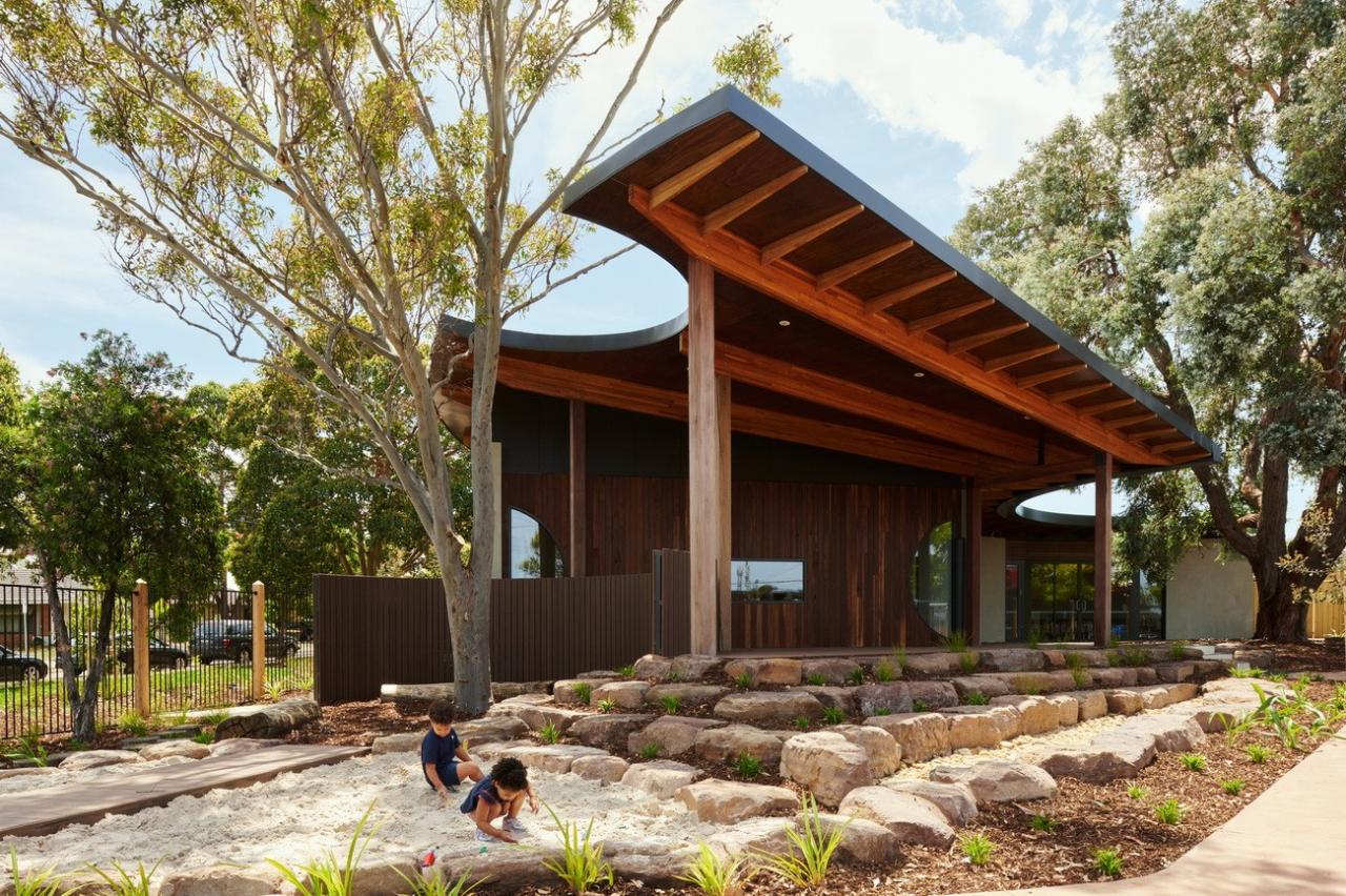 BIM建筑|抱树而建,Wellington 亲子中心 / AOA Christopher Peck BIM建筑|抱树而建,Wellington 亲子中心 / AOA Christopher Peck