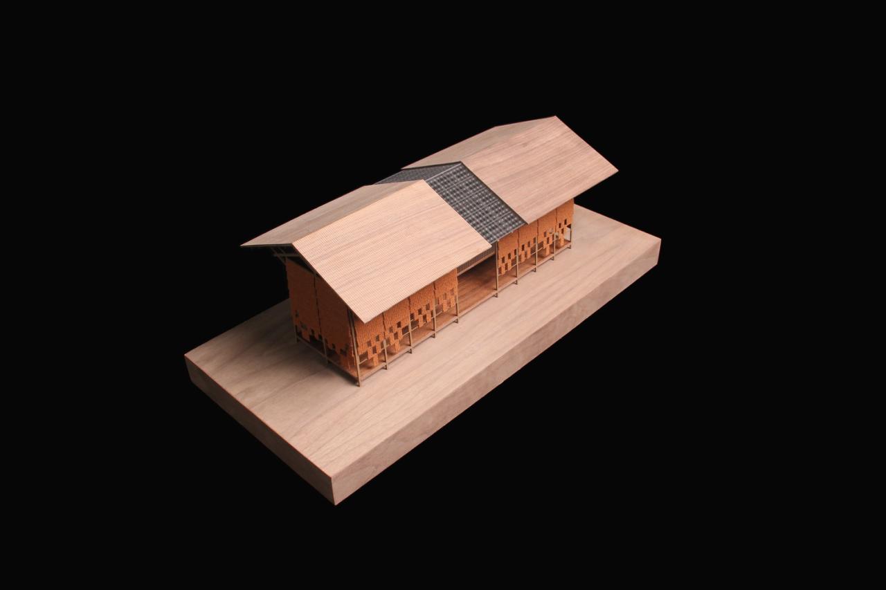 BIM建筑|面朝花海的棕厕 / 在行建筑 BIM建筑|面朝花海的棕厕 / 在行建筑