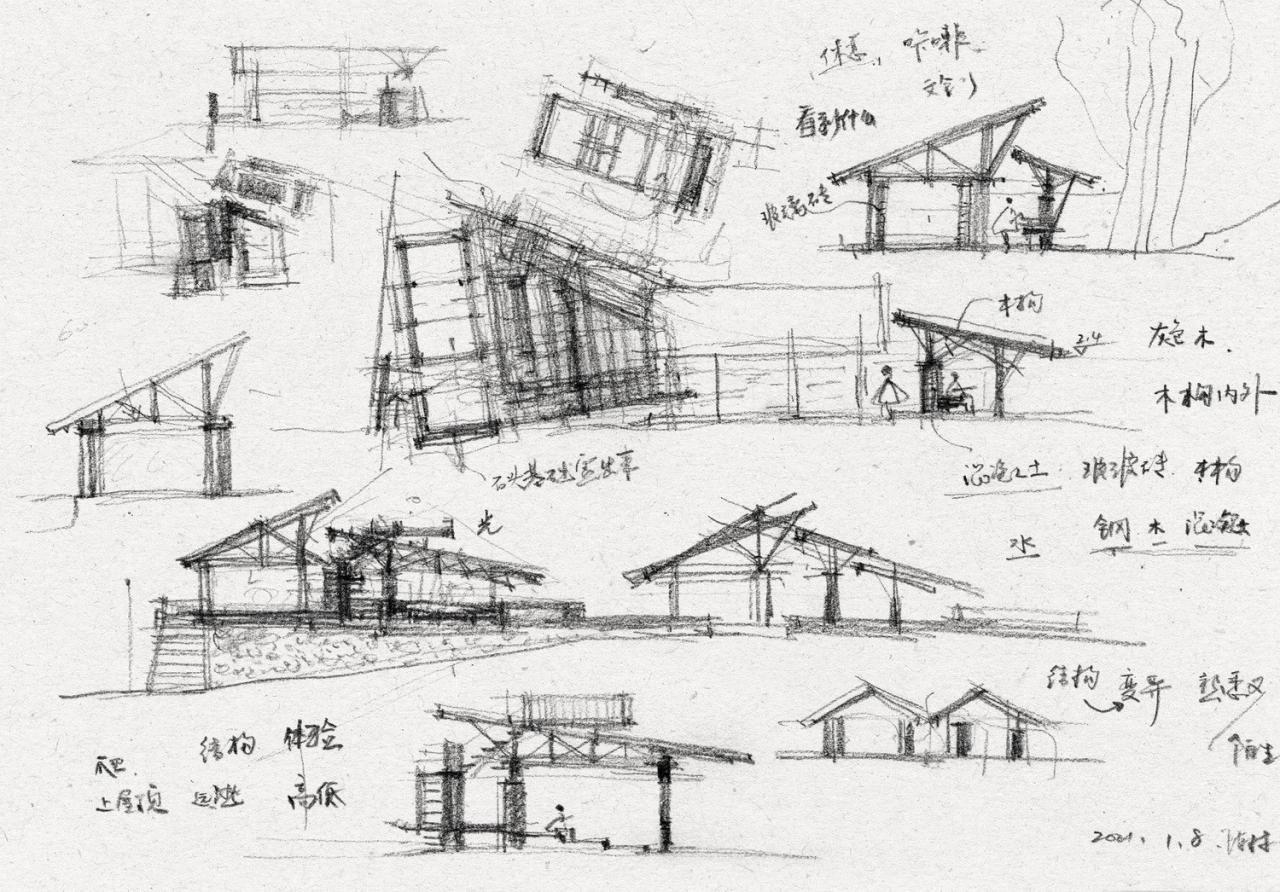 BIM建筑|留坝瓦窑沟多功能服务中心 / 尌林建筑设计事务所 BIM建筑|留坝瓦窑沟多功能服务中心 / 尌林建筑设计事务所