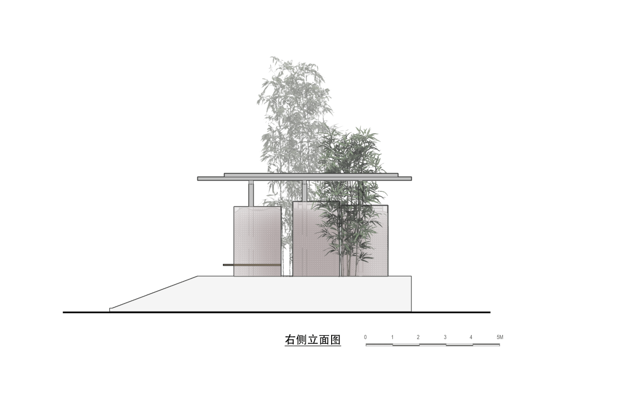 BIM建筑|竹影摇曳的无性别公共卫生间:安石卷厕 / 在行建筑 BIM建筑|竹影摇曳的无性别公共卫生间:安石卷厕 / 在行建筑
