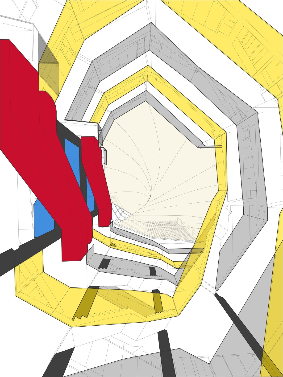 BIM建筑|楼梯漫步,圣地亚哥大学商业与经济学院 FAE / Marsino Arquitectura BIM建筑|楼梯漫步,圣地亚哥大学商业与经济学院 FAE / Marsino Arquitectura