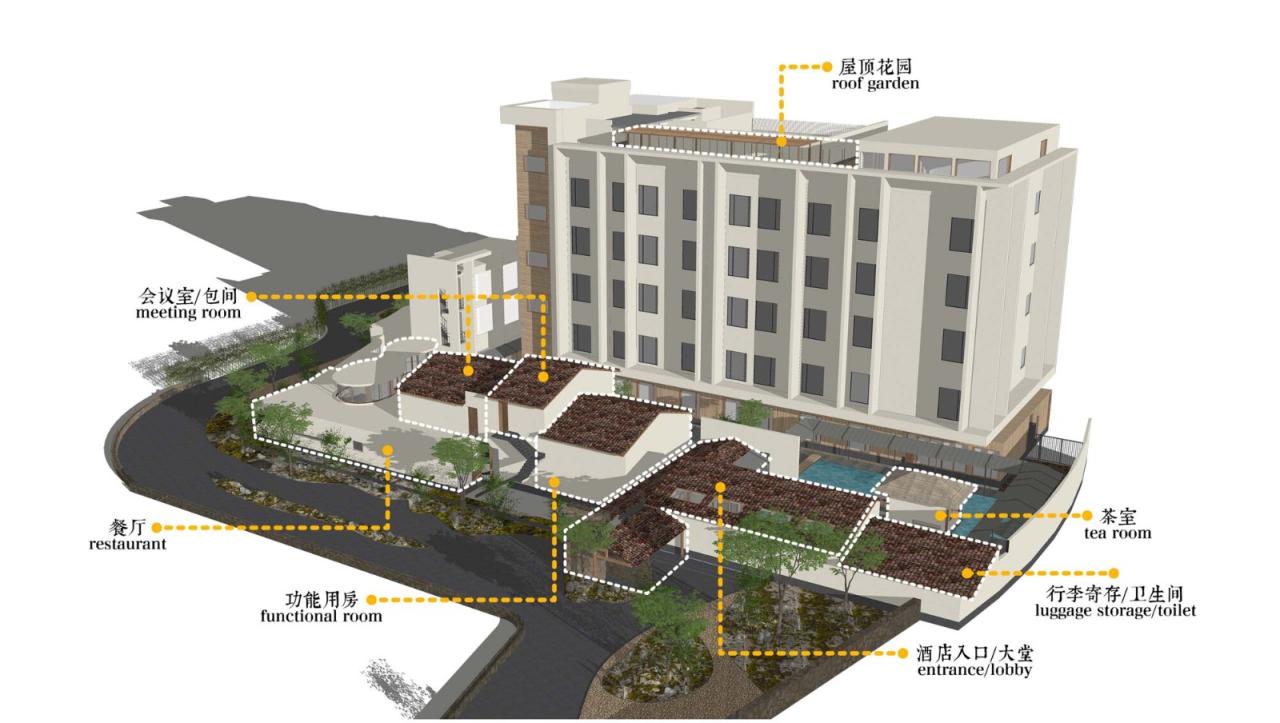 BIM建筑|上海世博元古酒店 / 无之设计 BIM建筑|上海世博元古酒店 / 无之设计