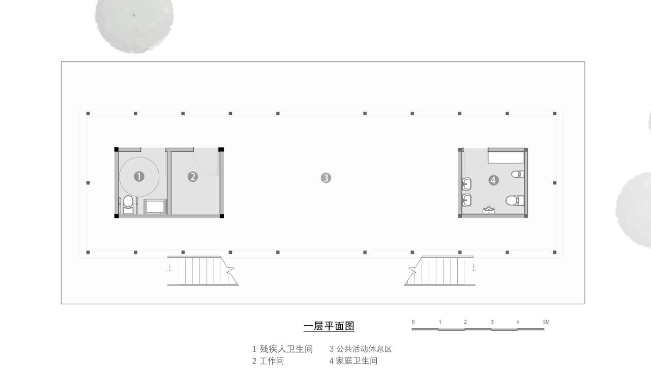 BIM建筑|面朝花海的棕厕 / 在行建筑 BIM建筑|面朝花海的棕厕 / 在行建筑