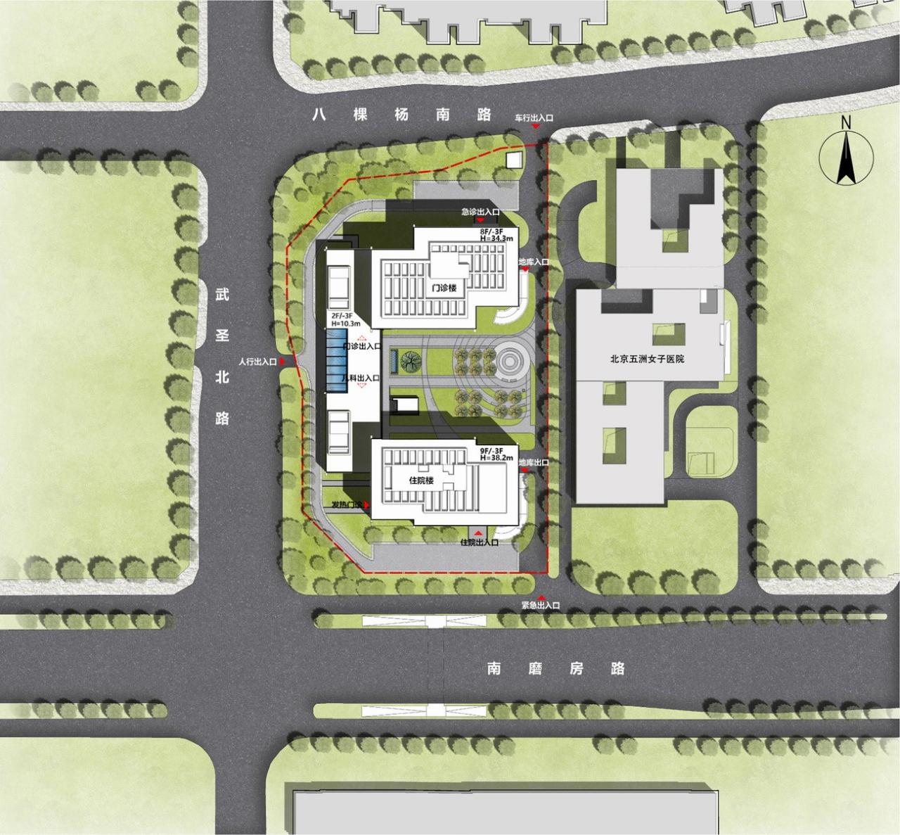 BIM建筑|中国残联北京按摩医院扩建项目 / 中国电子工程设计院王振军工作室+“蔓·设计”研究中心 BIM建筑|中国残联北京按摩医院扩建项目 / 中国电子工程设计院王振军工作室+“蔓·设计”研究中心