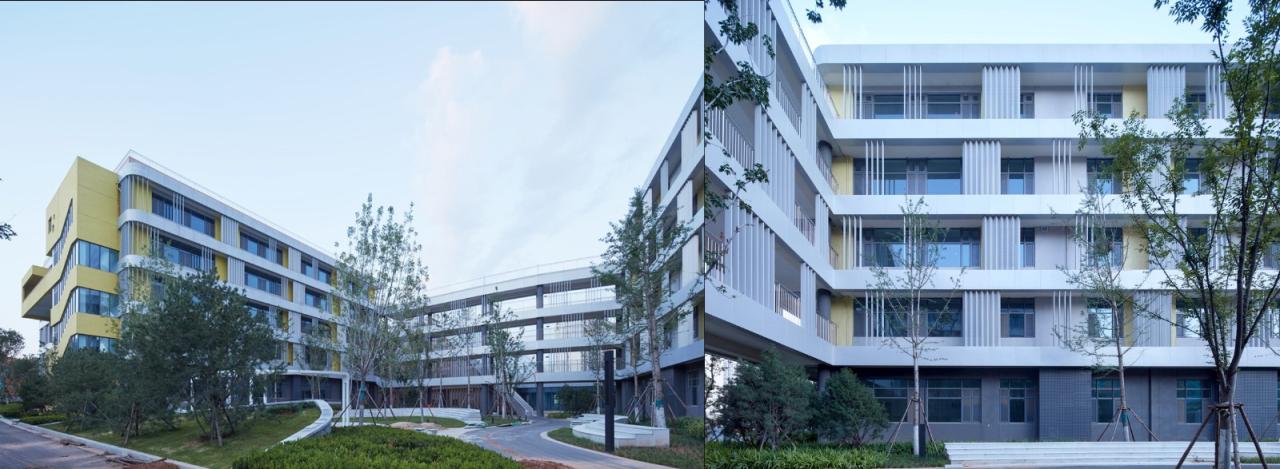 BIM建筑|自由理想的“花园城堡” :济南北康初中教育建筑群落 / UA 尤安设计 BIM建筑|自由理想的“花园城堡” :济南北康初中教育建筑群落 / UA 尤安设计