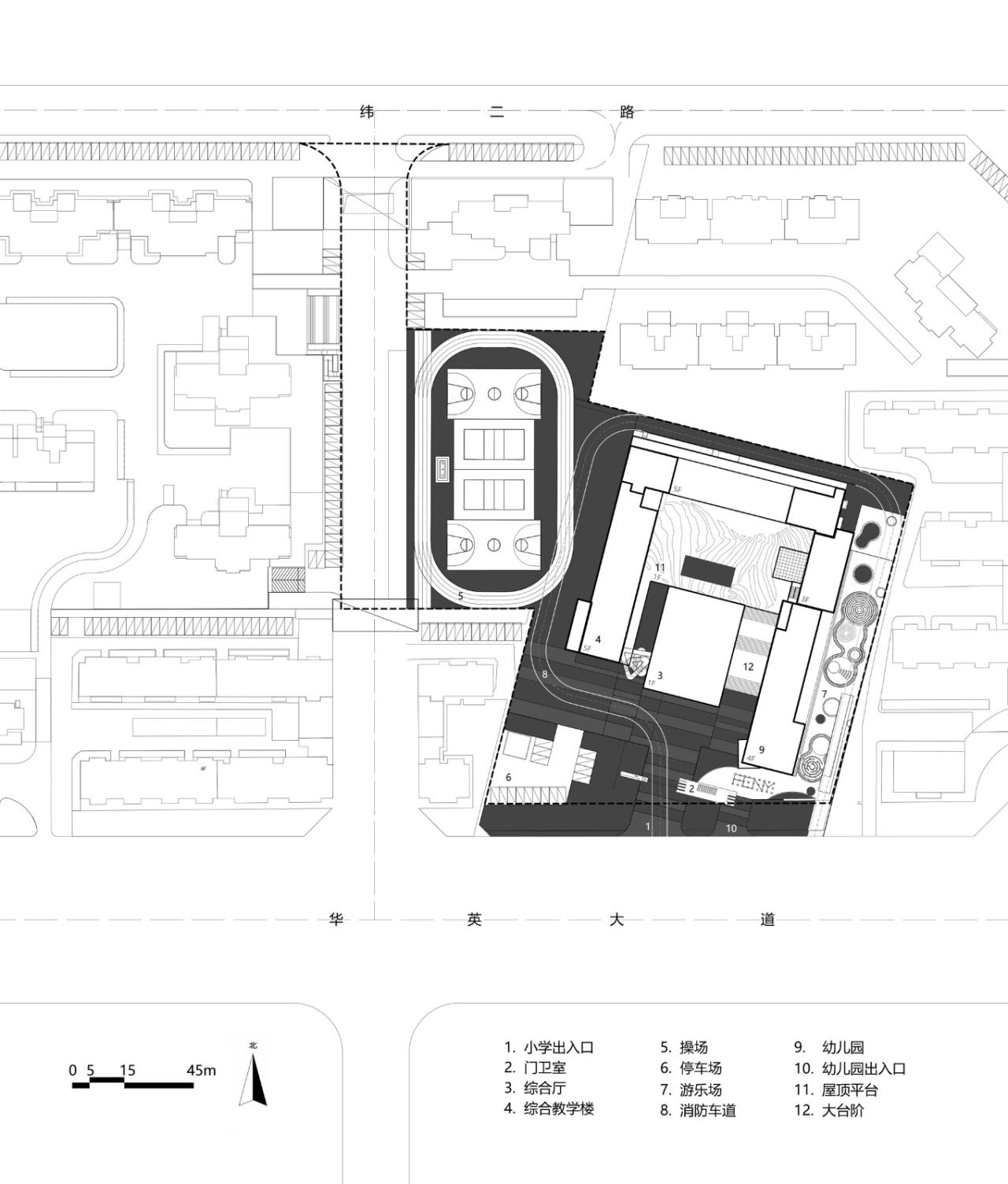 BIM建筑|县城里的新学校:送你一匹小马 / 上海立木建筑规划 BIM建筑|县城里的新学校:送你一匹小马 / 上海立木建筑规划