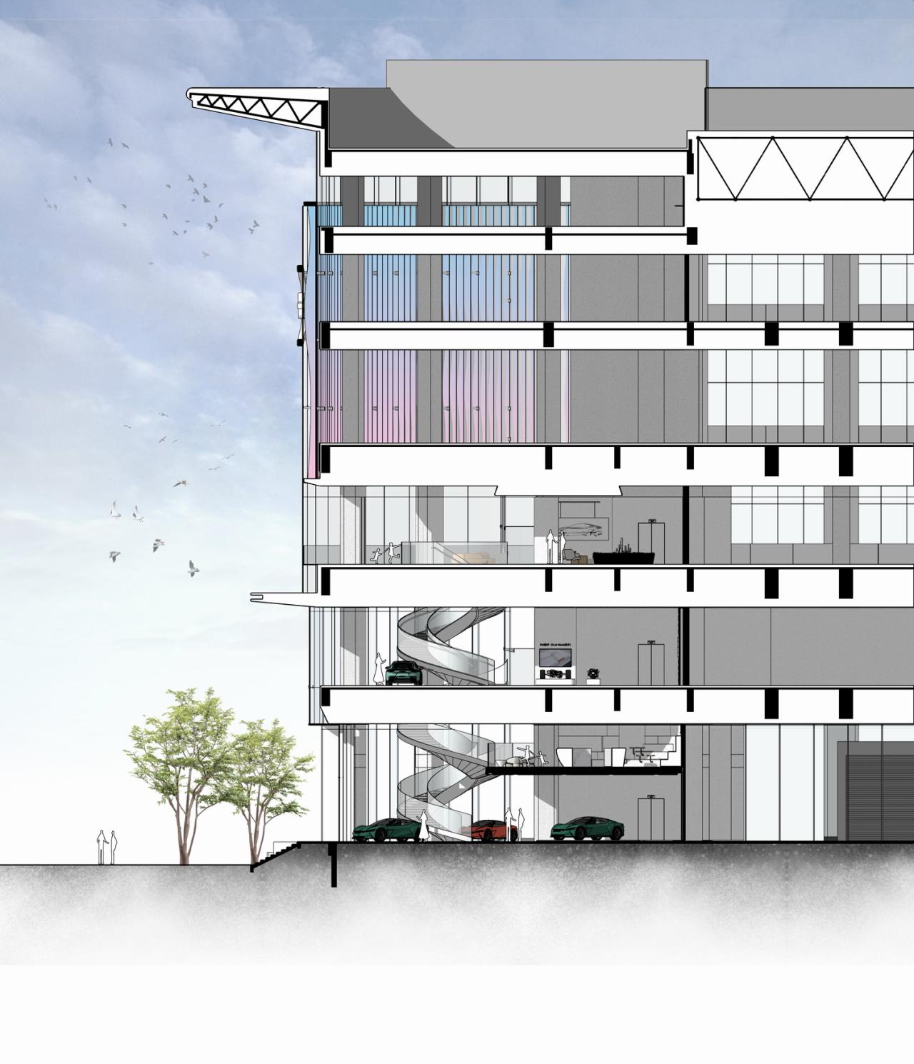BIM建筑|启迪未来 江城地标:武汉比亚迪品牌体验中心 / 成执设计 BIM建筑|启迪未来 江城地标:武汉比亚迪品牌体验中心 / 成执设计