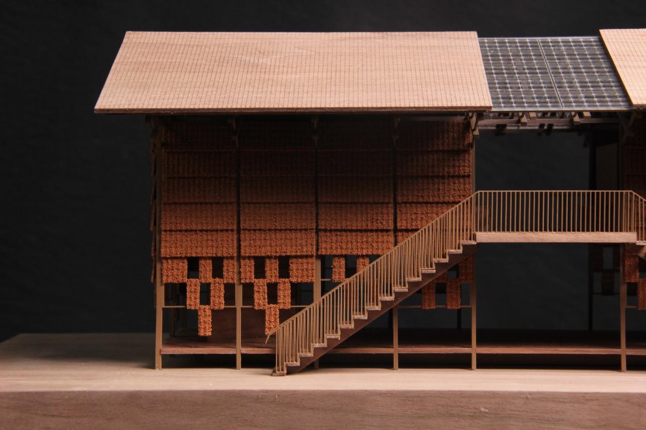 BIM建筑|面朝花海的棕厕 / 在行建筑 BIM建筑|面朝花海的棕厕 / 在行建筑