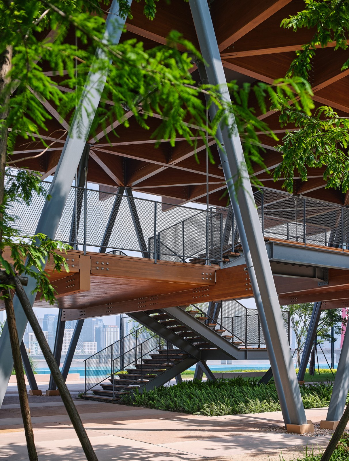 BIM建筑|杭州滨江公共空间·长亭驿 / 同济原作设计工作室 BIM建筑|杭州滨江公共空间·长亭驿 / 同济原作设计工作室