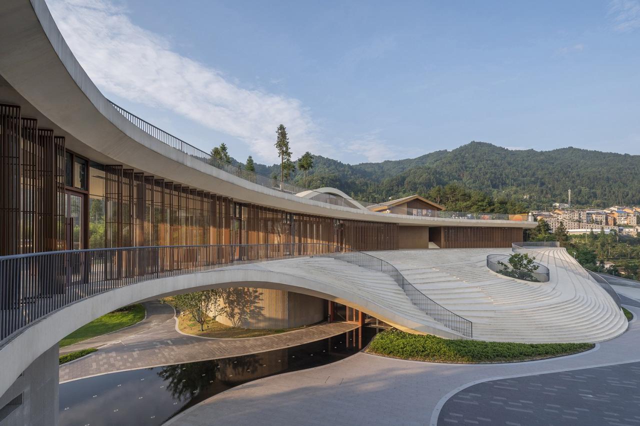 BIM建筑|三峡茶旅小镇展示中心 / 建筑营设计工作室 BIM建筑|三峡茶旅小镇展示中心 / 建筑营设计工作室