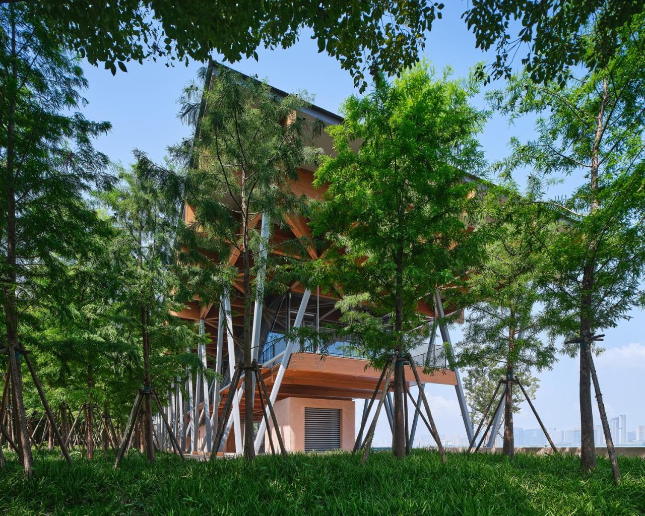 BIM建筑|杭州滨江公共空间·长亭驿 / 同济原作设计工作室 BIM建筑|杭州滨江公共空间·长亭驿 / 同济原作设计工作室