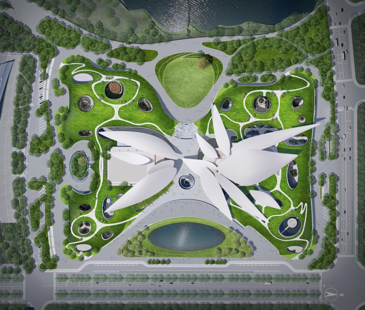 BIM建筑|安吉“两山”未来科技城文化艺术中心 / MAD马岩松新作 BIM建筑|安吉“两山”未来科技城文化艺术中心 / MAD马岩松新作