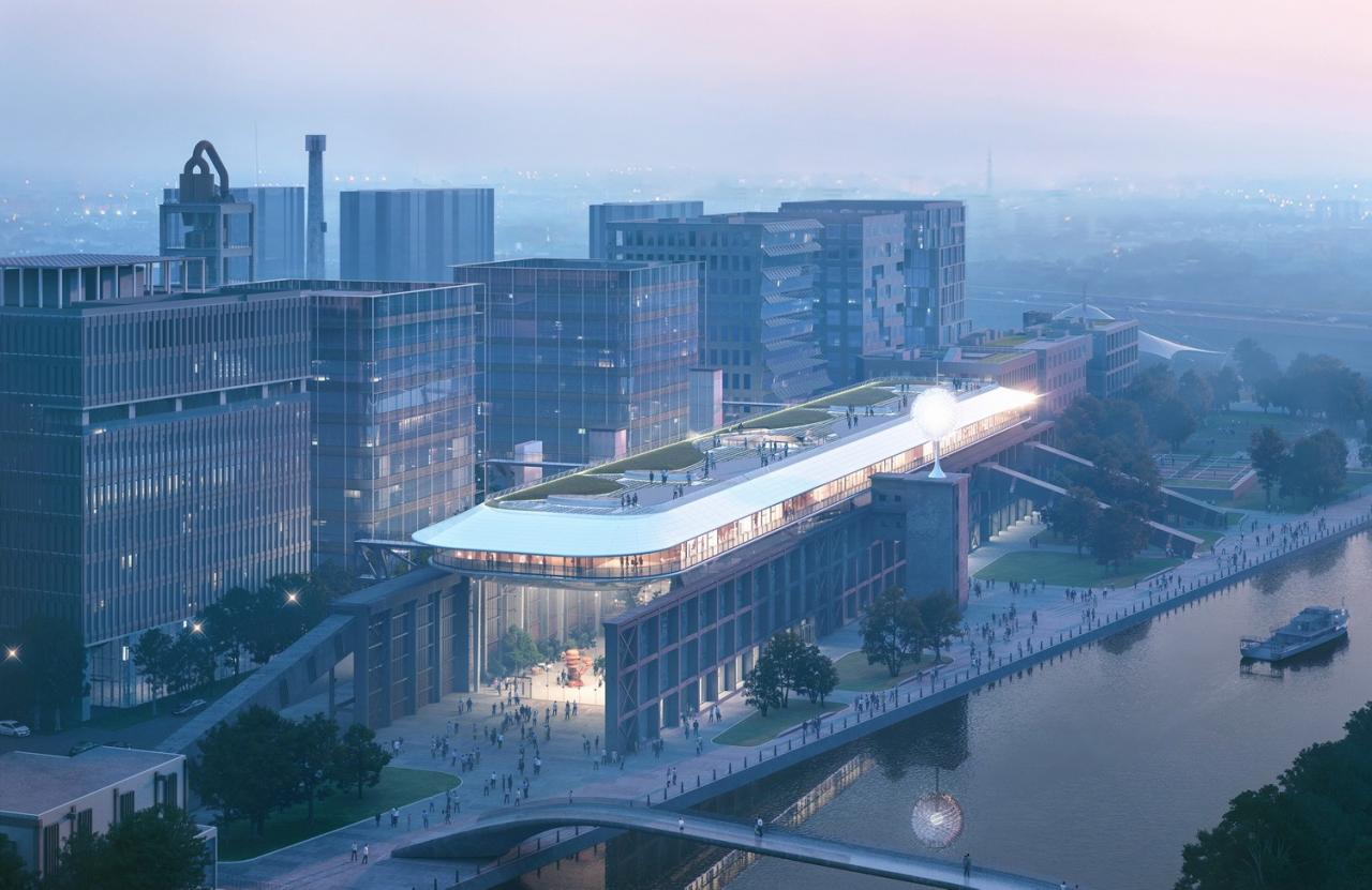 BIM建筑|方舟:上海张江水泥厂万米仓改造设计方案 / MAD BIM建筑|方舟:上海张江水泥厂万米仓改造设计方案 / MAD