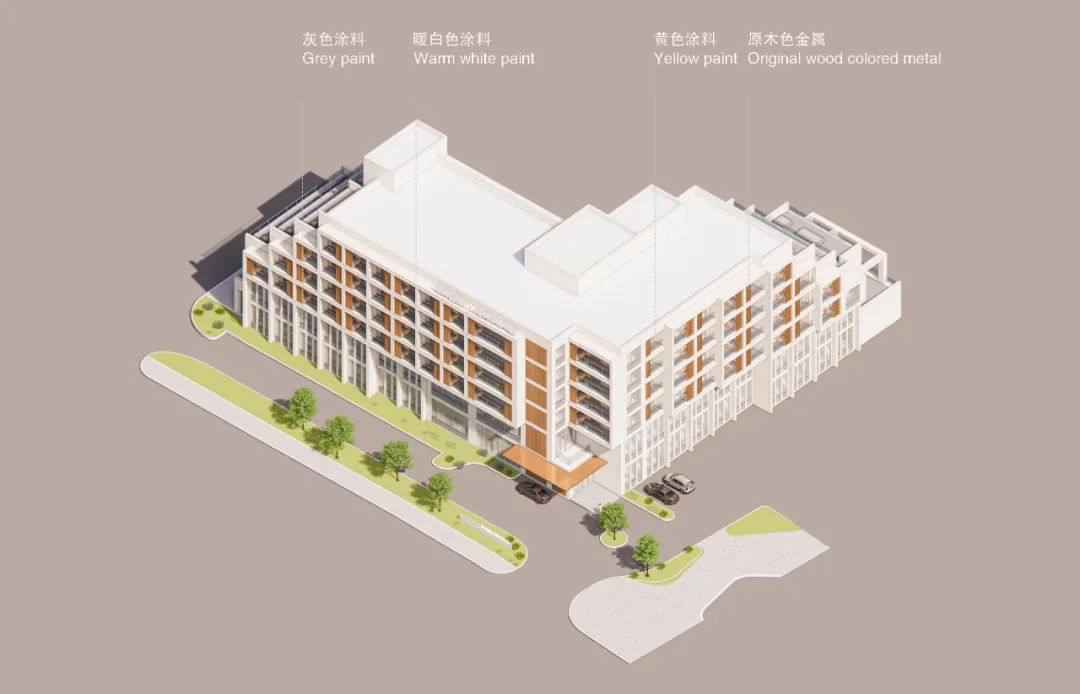 BIM建筑|多层养老中心与外部环境的互动-博元养老中心 / UUA BIM建筑|多层养老中心与外部环境的互动-博元养老中心 / UUA