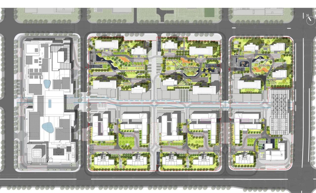 BIM建筑|杭州亚运村技术官员村:小街密路的未来社区 / goa大象设计 BIM建筑|杭州亚运村技术官员村:小街密路的未来社区 / goa大象设计