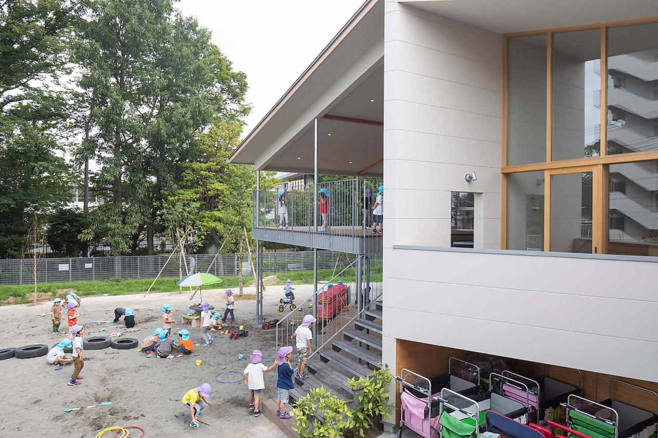 BIM建筑|大风车,鹿岛田托儿所 / TERRAIN architects BIM建筑|大风车,鹿岛田托儿所 / TERRAIN architects