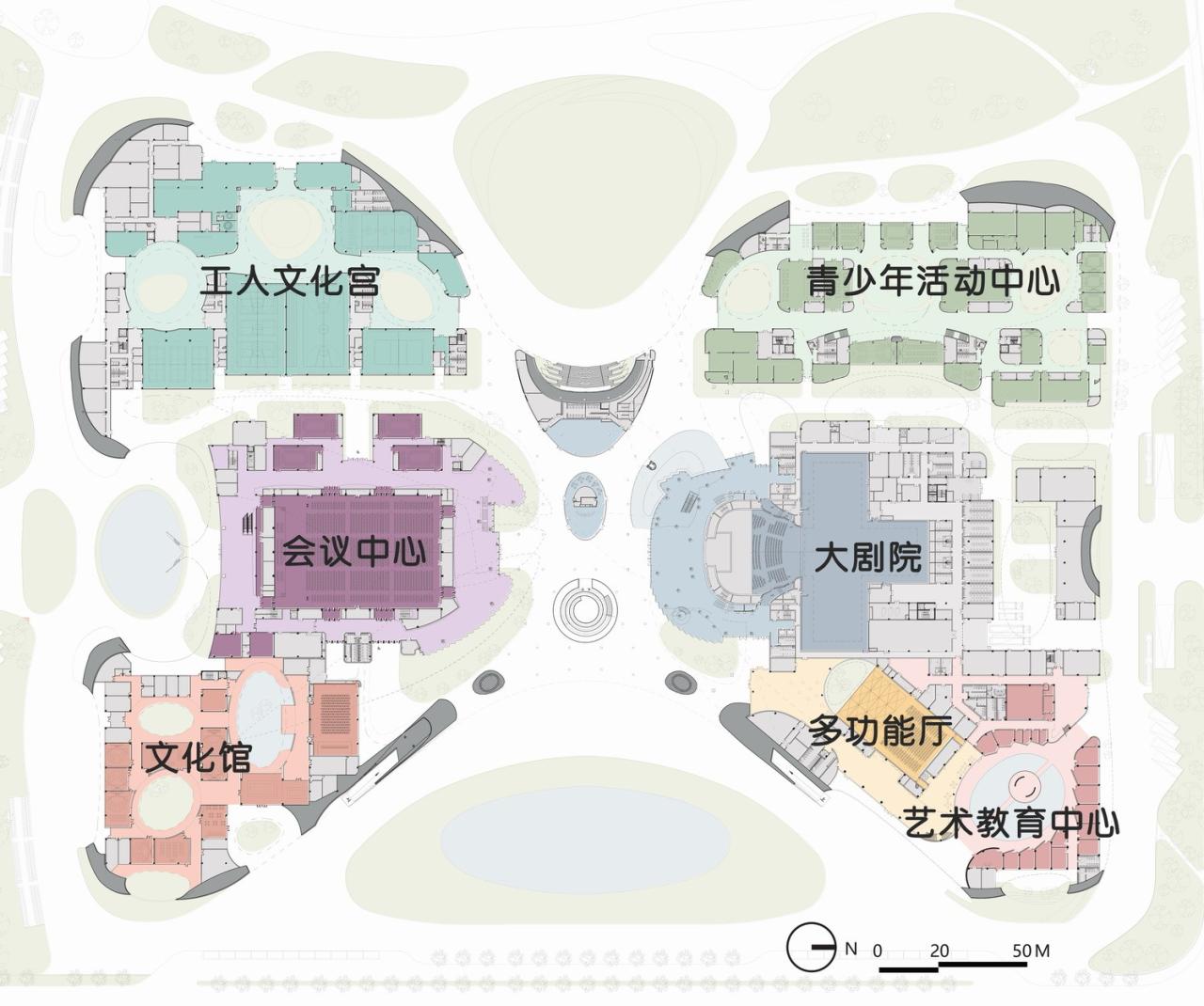 BIM建筑|安吉“两山”未来科技城文化艺术中心 / MAD马岩松新作 BIM建筑|安吉“两山”未来科技城文化艺术中心 / MAD马岩松新作