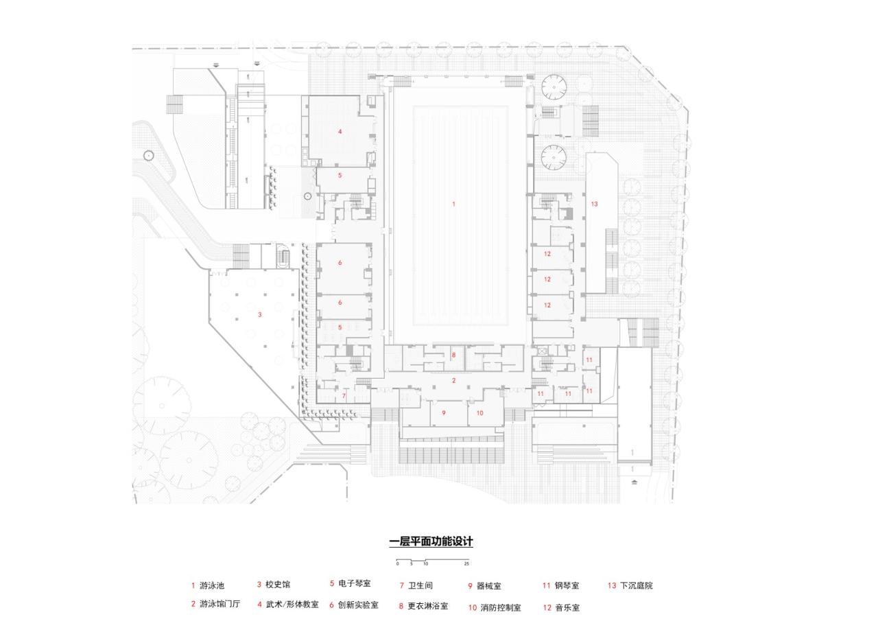 BIM建筑|龙泉中学体育馆 / 中国建筑西南设计研究院有限公司 BIM建筑|龙泉中学体育馆 / 中国建筑西南设计研究院有限公司