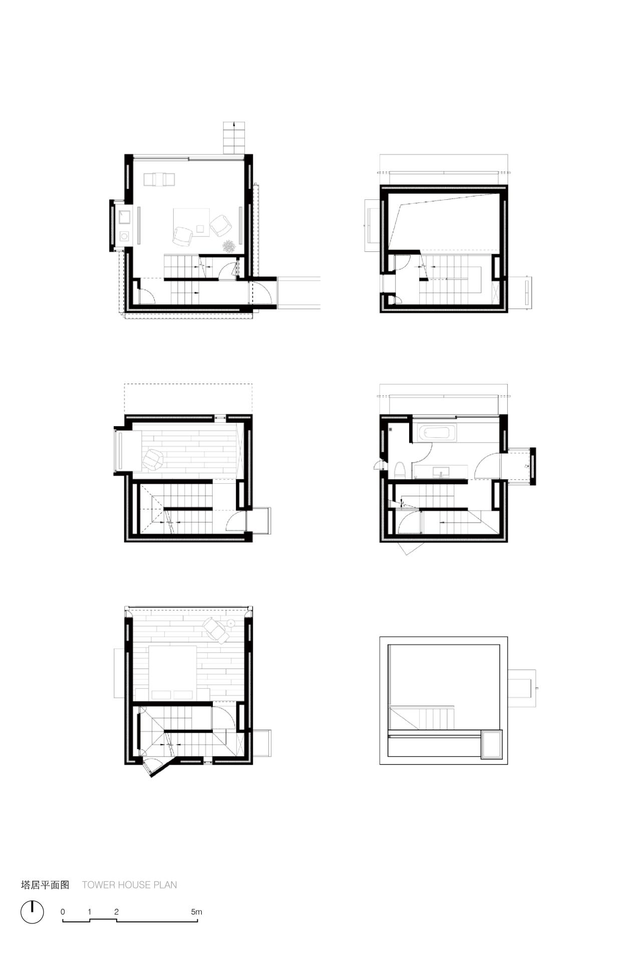 BIM建筑|崖顶咖啡厅及塔居 / 迹•建筑事务所(TAO) BIM建筑|崖顶咖啡厅及塔居 / 迹•建筑事务所(TAO)