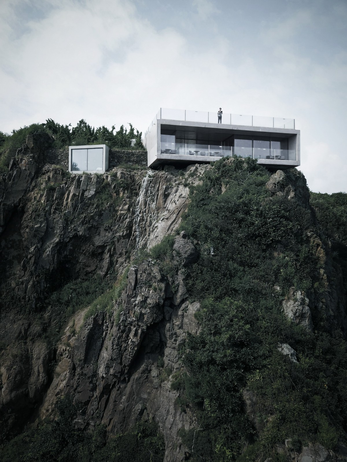 BIM建筑|崖顶咖啡厅及塔居 / 迹•建筑事务所(TAO) BIM建筑|崖顶咖啡厅及塔居 / 迹•建筑事务所(TAO)