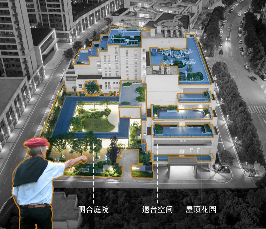 BIM建筑|多层养老中心与外部环境的互动-博元养老中心 / UUA BIM建筑|多层养老中心与外部环境的互动-博元养老中心 / UUA