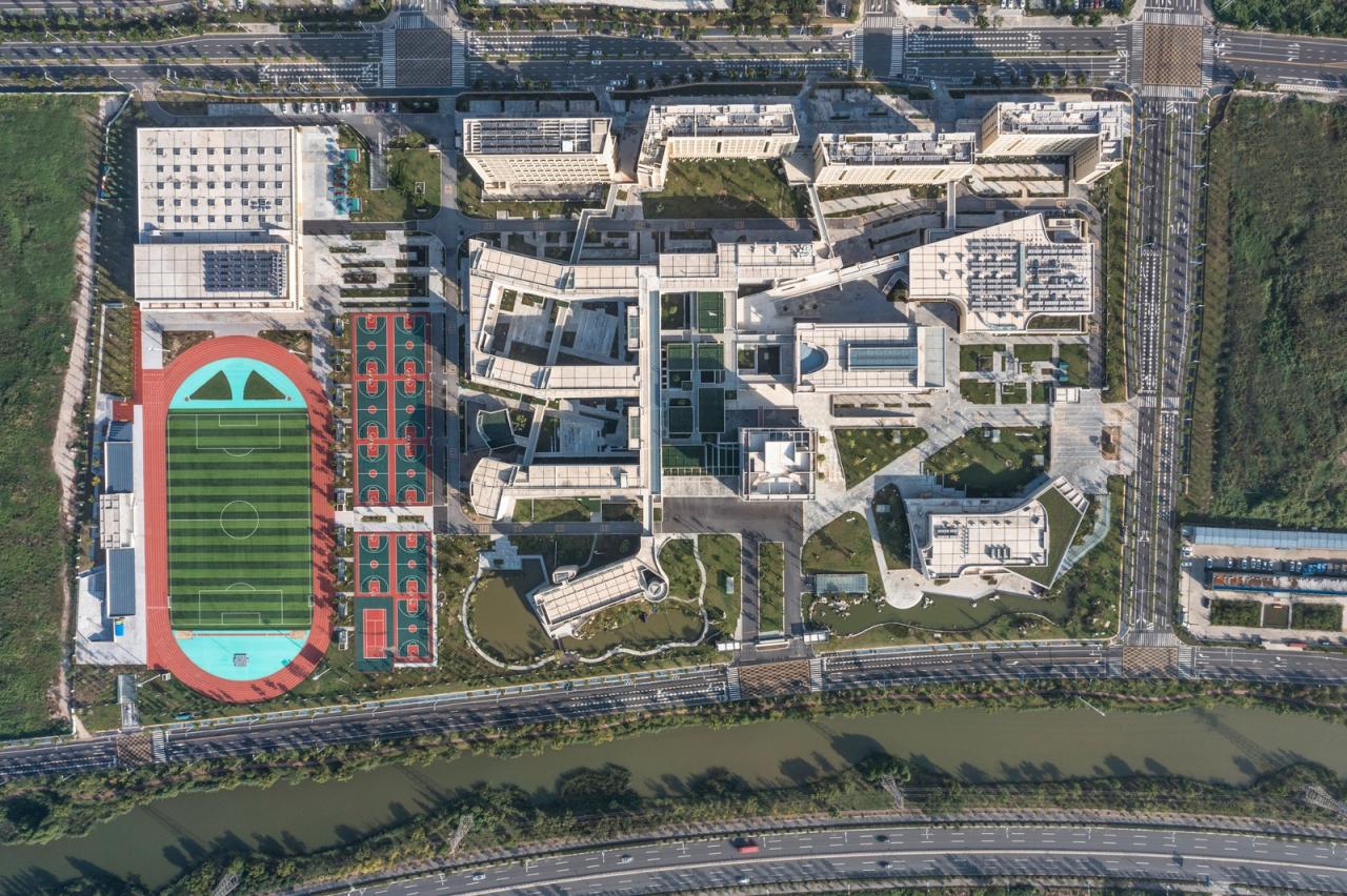 BIM建筑|江苏省靖江高级中学新校区 / 荣朝晖工作室 BIM建筑|江苏省靖江高级中学新校区 / 荣朝晖工作室