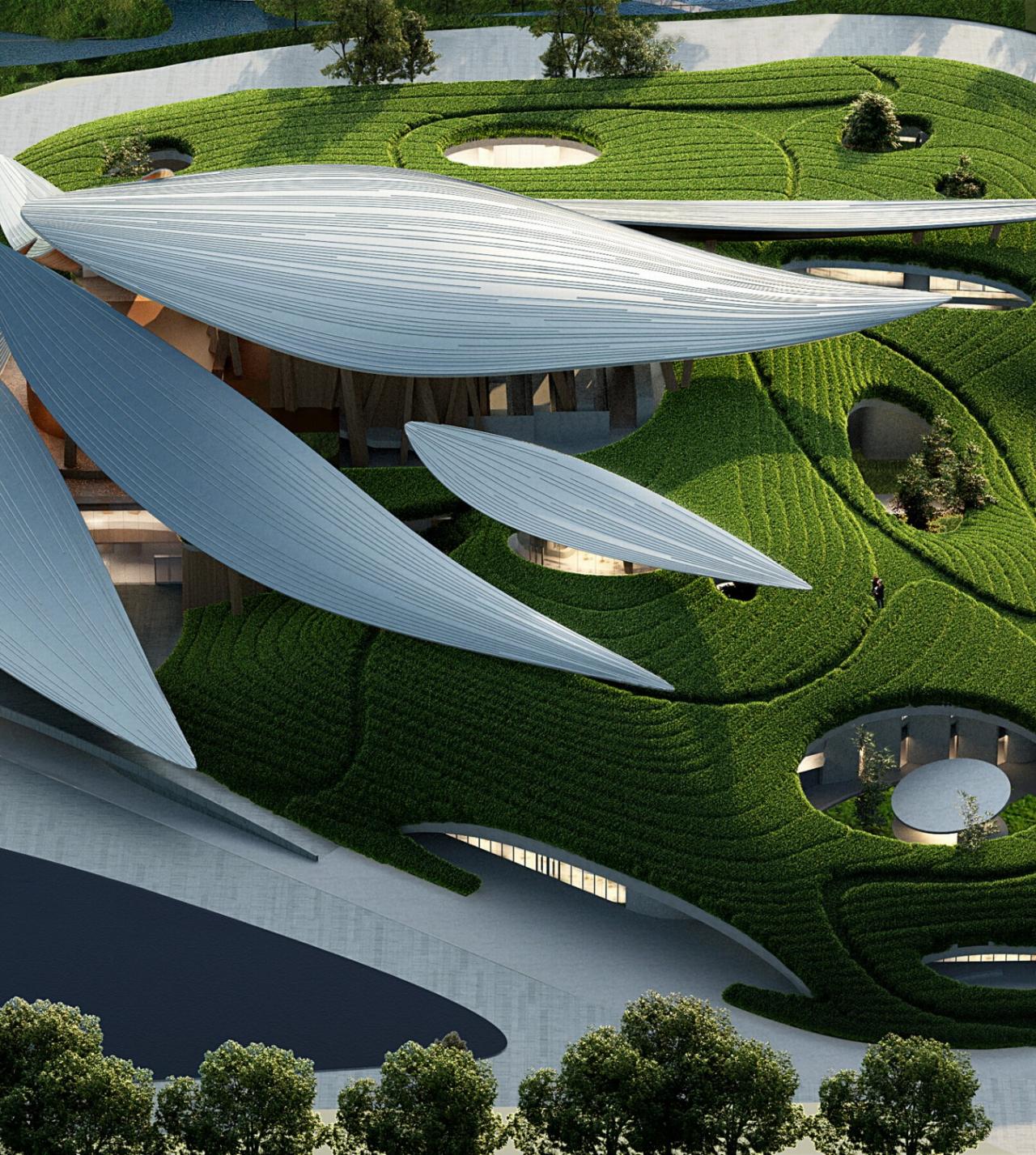 BIM建筑|安吉“两山”未来科技城文化艺术中心 / MAD马岩松新作 BIM建筑|安吉“两山”未来科技城文化艺术中心 / MAD马岩松新作