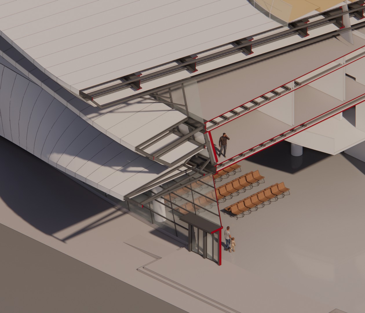 BIM建筑|杭州亚运配套设施:千岛湖通用机场航站楼 / 境澜建筑 BIM建筑|杭州亚运配套设施:千岛湖通用机场航站楼 / 境澜建筑